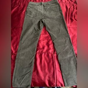 Dark Green Corduroy Jeans